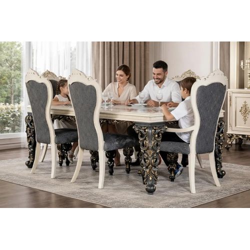 Esstisch Barock Design und viel Platz für gesellige Mahlzeiten