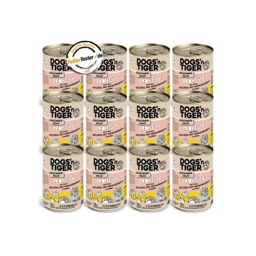Dogs'n Tiger Katzennassfutter Frohsinn 12x400 g