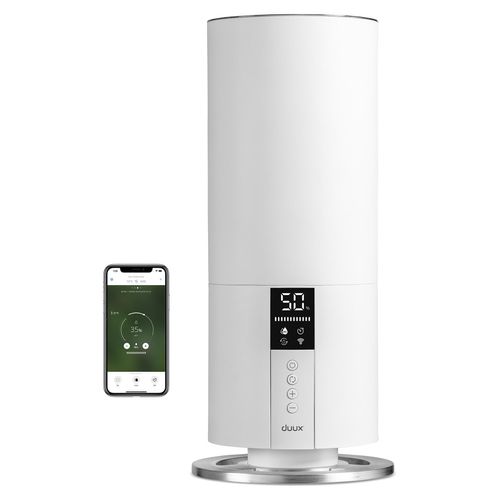 Duux Beam Mini 2 Weiß - Luftbefeuchter Ultraschall - Steuerung Per Fernbedienung & Smartphone - 3L Raumbefeuchter Bis 30m²