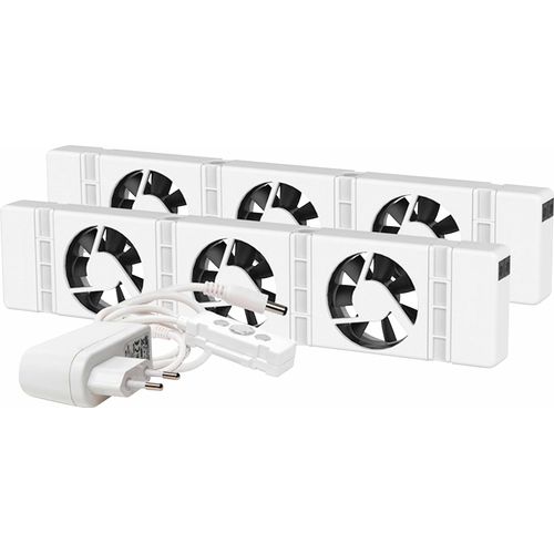 SpeedComfort Duo Set, Weiß, Ventilator, Ventilator, 75 - 120 cm, 1,8 m, 30 m³/h