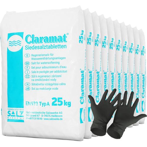 10x Claramat® Siedesalztabletten | Sack (25 kg) - B0792YNLLR