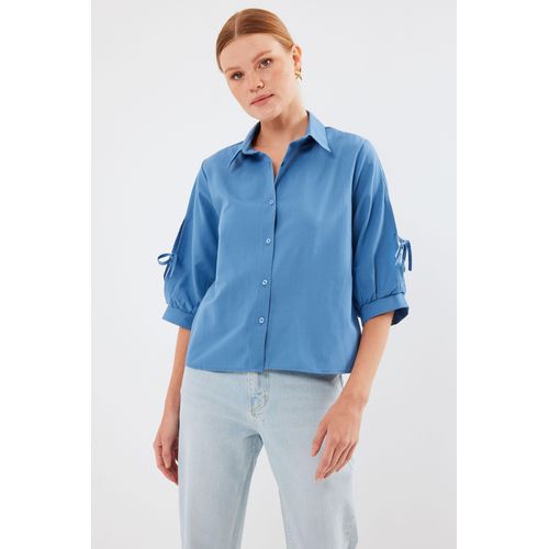 Crop-Top mit Schleife