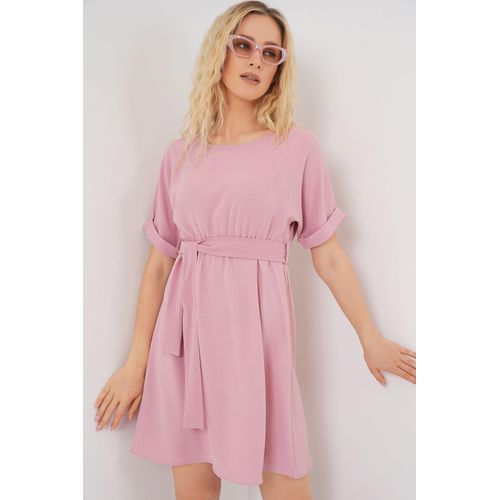Minikleid mit Schleifenbindeband