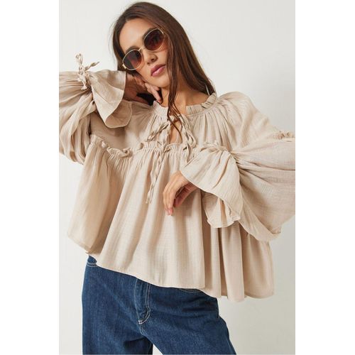 Bluse mit Schleife