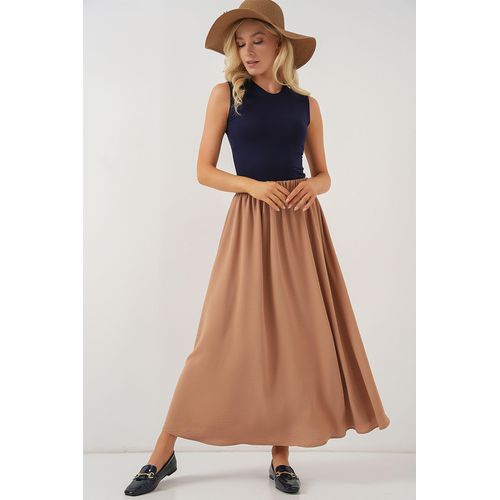 Maxi Rok met Elastische Taille
