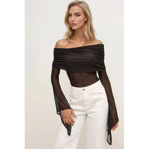 Madonna Kraag Langsleeve Top