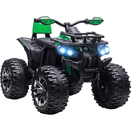 HOMCOM Elektro-Quad Kinderquad mit Scheinwerfer Kindermotorrad mit USB-Anschluss
