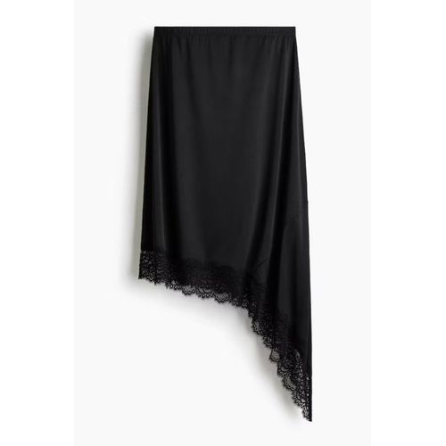 Asymmetrischer Rock mit Spitze