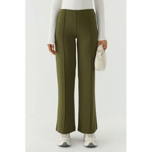 Modal Touch Ripp-Detaillierte Weite Hose