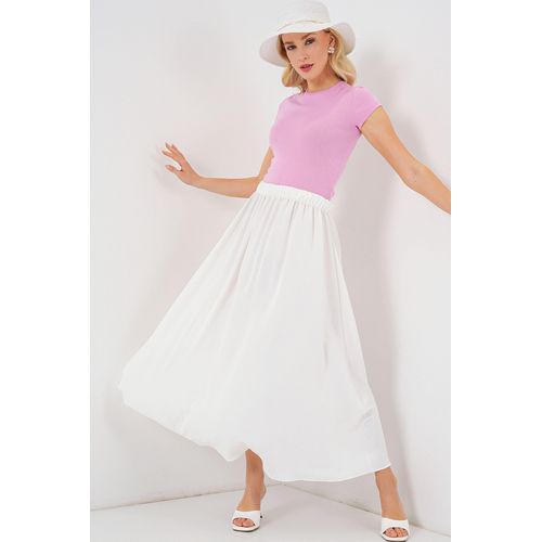 Maxi Rok met Elastische Taille