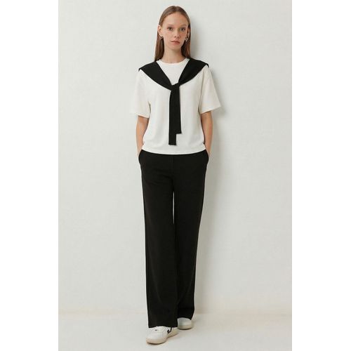 Farbblockiertes Crewneck-Zweiteiler-Set