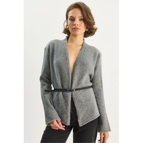 Gürtel-Detaillierter Cardigan