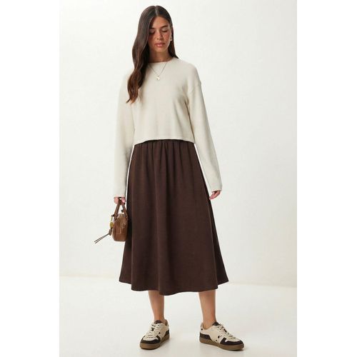 Elastische Taille Maxi Rok
