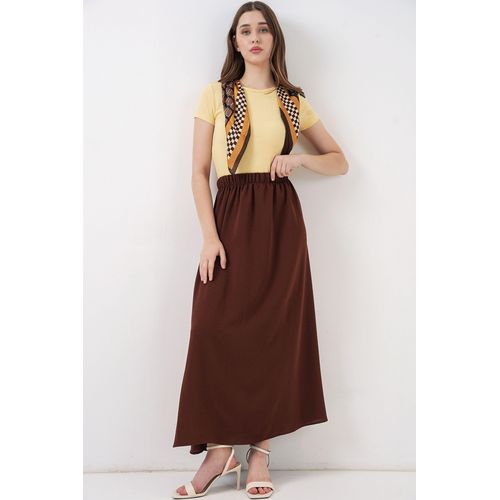 Maxi Rok met Elastische Taille