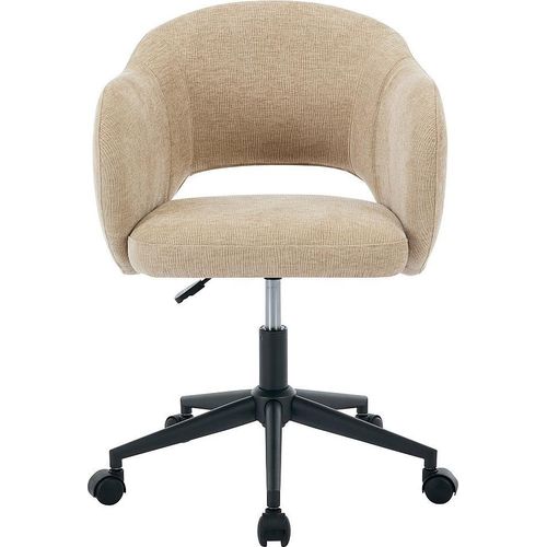 Bürostuhl - Strukturierter Stoff - Beige - ACACILIO