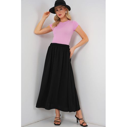 Maxi Rok met Elastische Taille