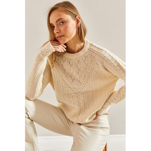 Patroon Dikke Crew Neck Trui