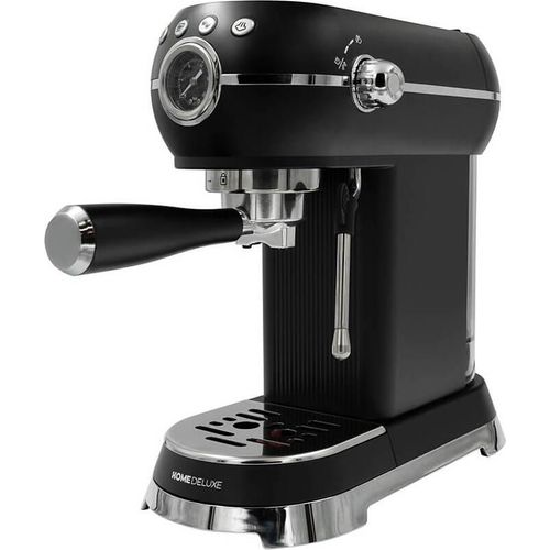 HOME DELUXE Espressomaschine EXQUISITE 15 Bar - 33 x 16 x 33 cm | inkl. Milchdüse, Siebträgermaschine, Siebträger, Kaffeemaschine