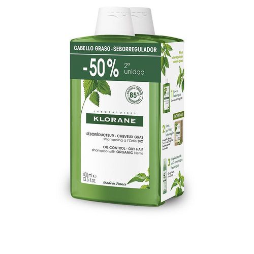 A La Ortiga Bio Seborregulerende Shampoo voor Vet Haar 2 X 400 ml