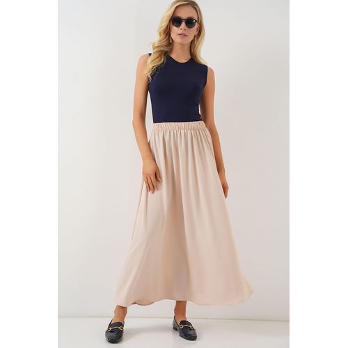Maxi Rok met Elastische Taille