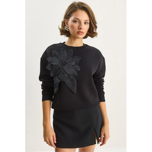 Zugangsdetail Langarm Crewneck Sweatshirt
