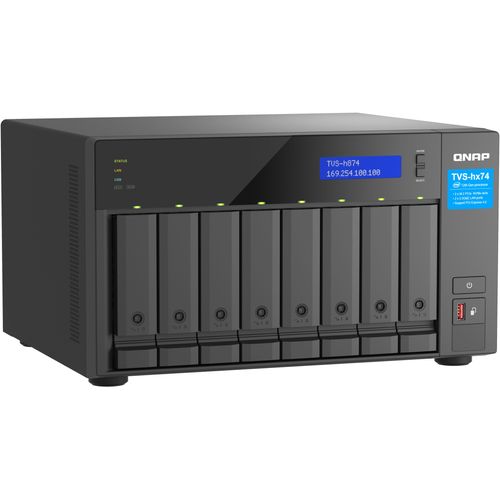 QNAP NAS-Server "TVS-H874T-I7-32G", schwarz, B:32,93cm H:18,82cm T:28,08cm, NAS-Server, NAS-Server