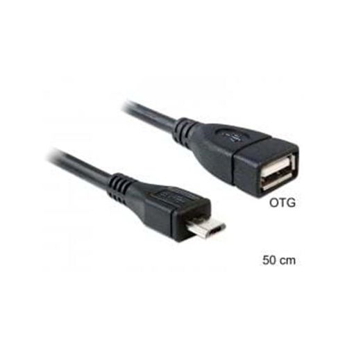 DeLOCK USB-Kabel Delock USB A -> Mikro B Bu/St 0.50m OTG