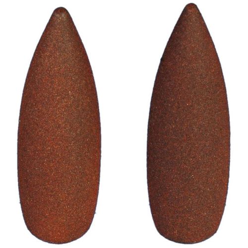 Gardinenstangen-Endstück LIEDECO "Bullet", braun (rostbraun), H:2,2cm L:8cm Ø:1,6cm, Gardinenstangenendstücke, Gardinenstangen-Endstück, für Gardinenstangen Ø 16 mm