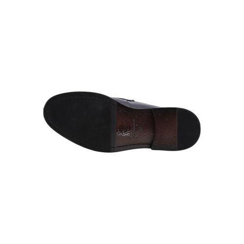Loafer LINDBERGH "Loafers", Herren, Gr. 42, schwarz, Obermaterial: 100% Leder, Schuhe Loafer