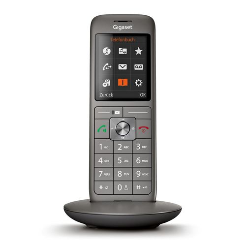 Gigaset CL660HX DECT Telefon Grau/ Schwarz HD Voice Adressbuch