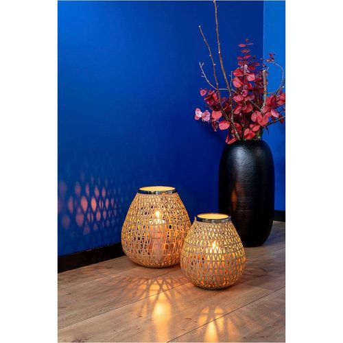 Tischvase FINK "BRASIL, Vase", schwarz, B:29cm H:55cm T:29cm Ø:29cm, Metall, Vasen