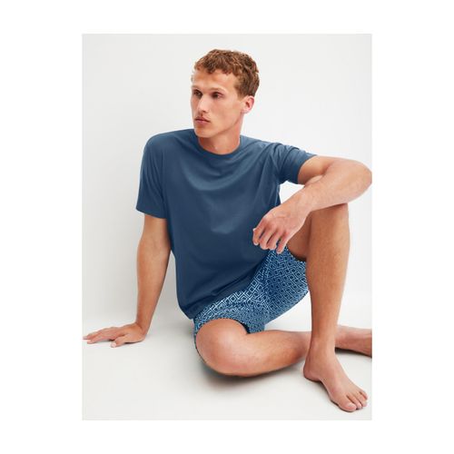 Tchibo - Calida Relax Streamline 2 Shorty-Pyjama - Herren - Gr. L - print/print