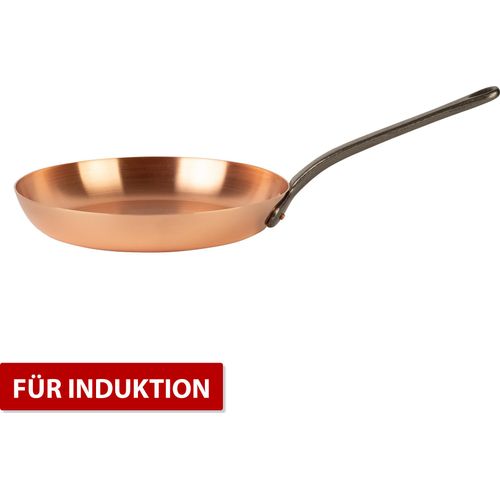 Reine Kupferpfanne Ø 28 cm geeignet für den Induktionsherd