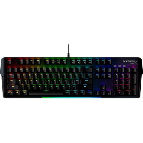 Alloy MKW100 – Mechanische Gaming-Tastatur – Rot (US-Layout), Volle Größe (100%), IrDA, Mechanischer Switch, RGB-LED, Schwarz