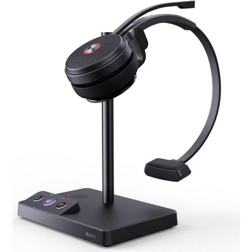 Yealink WH62 Mono Teams Headset, Kabellos, Büro/Callcenter, 20 - 20000 Hz, 80 g, Kopfhörer, Schwarz