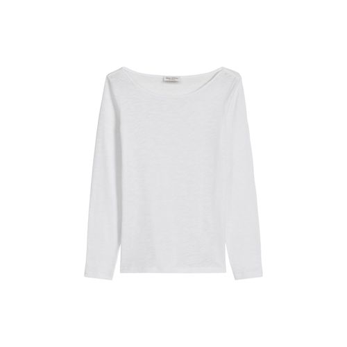 Longsleeve MARC O'POLO "Longsleeve T-Shirt longsleeve 1er Pack", Damen, Gr. XL, weiß, Obermaterial: 100% Baumwolle CO., Shirts
