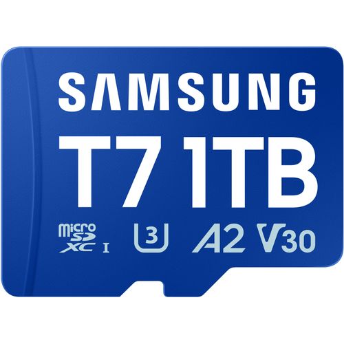 SAMSUNG Speicherkarte "T7", blau, 1000 GB, Speicherkarten, Speicherkarte