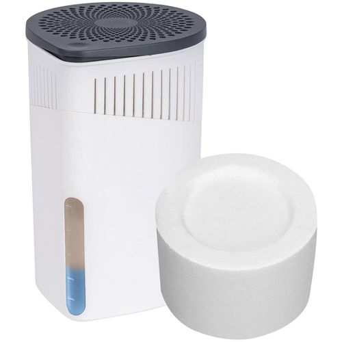 Raumentfeuchter-Nachfüllpack WENKO "Modell Drop", weiß, H:7,5cm Ø:11cm, Klimageräte-Nachfüllpacks, reduziert Luftfeuchtigkeit ohne Strom, für Räume bis 80 m³