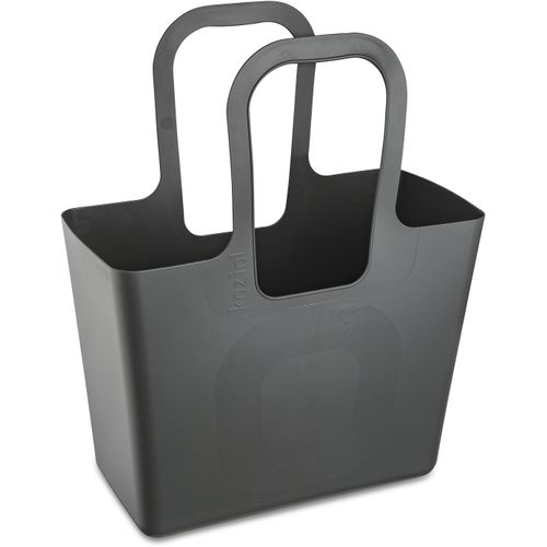 Einkaufsshopper KOZIOL "TASCHE XL", grau (grau, nature), B:44cm H:54cm T:21,5cm, Kunststoff, Einkaufskörbe, Einkaufsshopper, Kunststoff