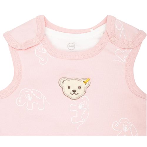 Steiff - Baby - Gr. 86 - rosa/print