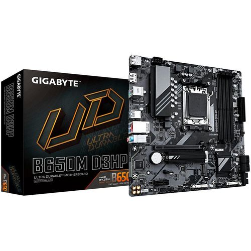 GIGABYTE Mainboard "B650M D3HP", schwarz, B:24,4cm H:3,5cm T:24,4cm, Mainboards
