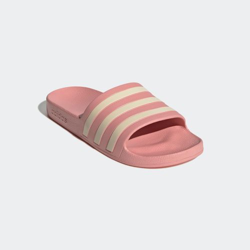 Badesandale ADIDAS SPORTSWEAR "AQUA ADILETTE", Damen, Gr. 43, rosa (wonder mauve, wonder weiß, wonder mauve), Synthetik, Schuhe, Badelatschen