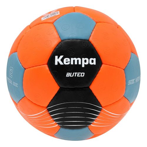 Handball KEMPA "Handball Buteo" Gr. 3, orange (orange, blau), Bälle, Herren, 3