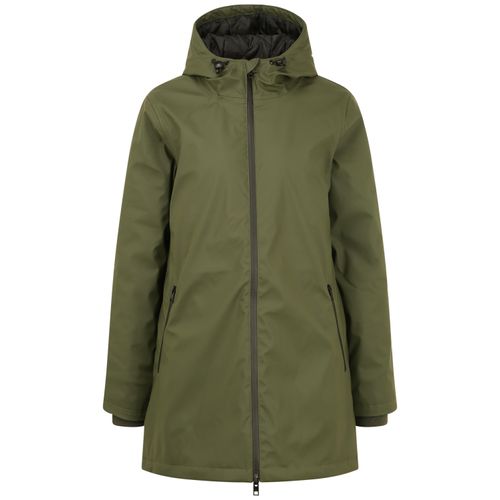 Regenjacke OXMO "Regenjacke OXJanina", Damen, Gr. L, grün (deep depths), Obermaterial: 100% Polyurethan PU., Mäntel Regenjacke