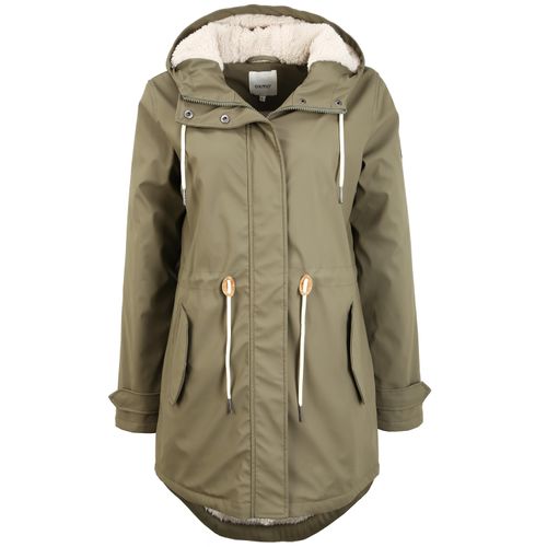 Regenjacke OXMO "Regenjacke OXJolinas", Damen, Gr. M, grün (dusty olive), Obermaterial: 100% Polyurethan PU., Mäntel Regenjacke