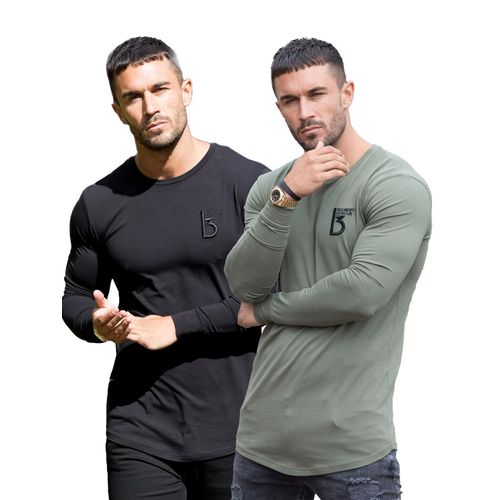 Ehre verpflichtet | 2er-Pack Herren Langarm-T-Shirt