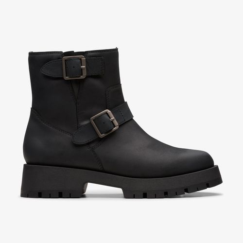Ledwick Haley Zwarte Olieleer Boots
