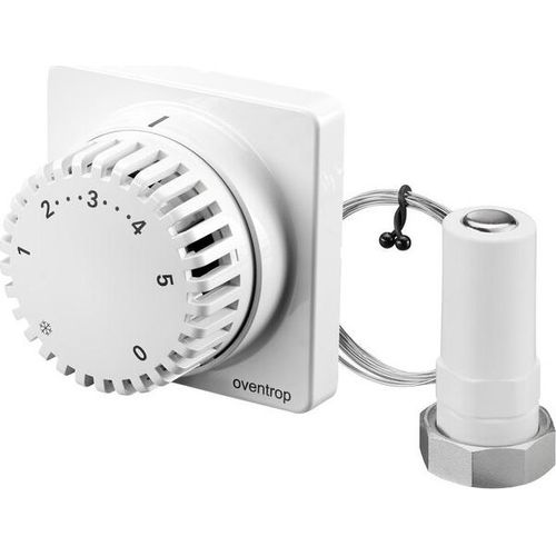 Oventrop Thermostat Uni FH mit Fernverstellung, weiß Kapillarrohr 5000 mm