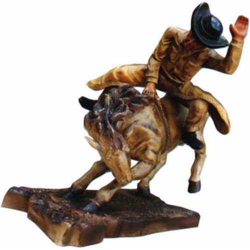 Design Cowboy Rodeo Pferd Figur Statue Skulptur Figuren Skulpturen Deko 5641