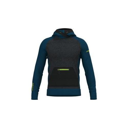 Crazy Idea Zugverzögerungsmann früh M; Blaues Sweatshirt